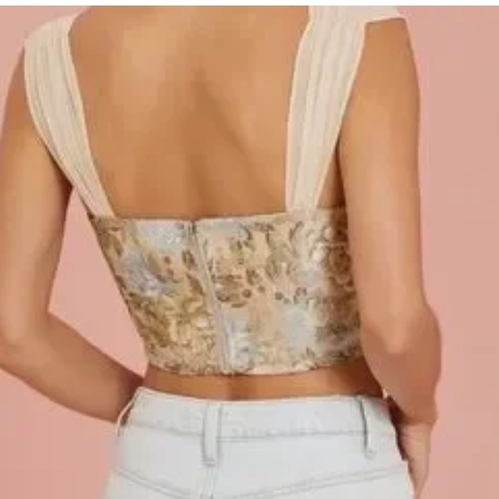 Altar'd State Elegant Floral Bodysuit - Picture 3 of 5